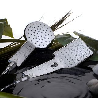 Душевая лейка Bossini Agua Fit Air B00172.030 кнопка напора воды хром